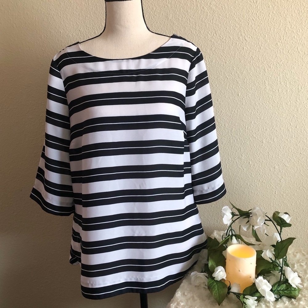 Banana Republic striped blouse